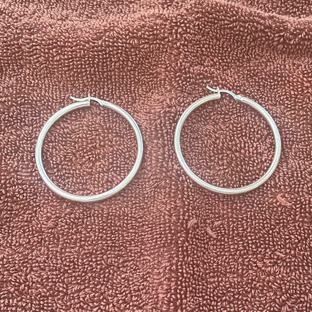 Sterling Silver hoop earrings